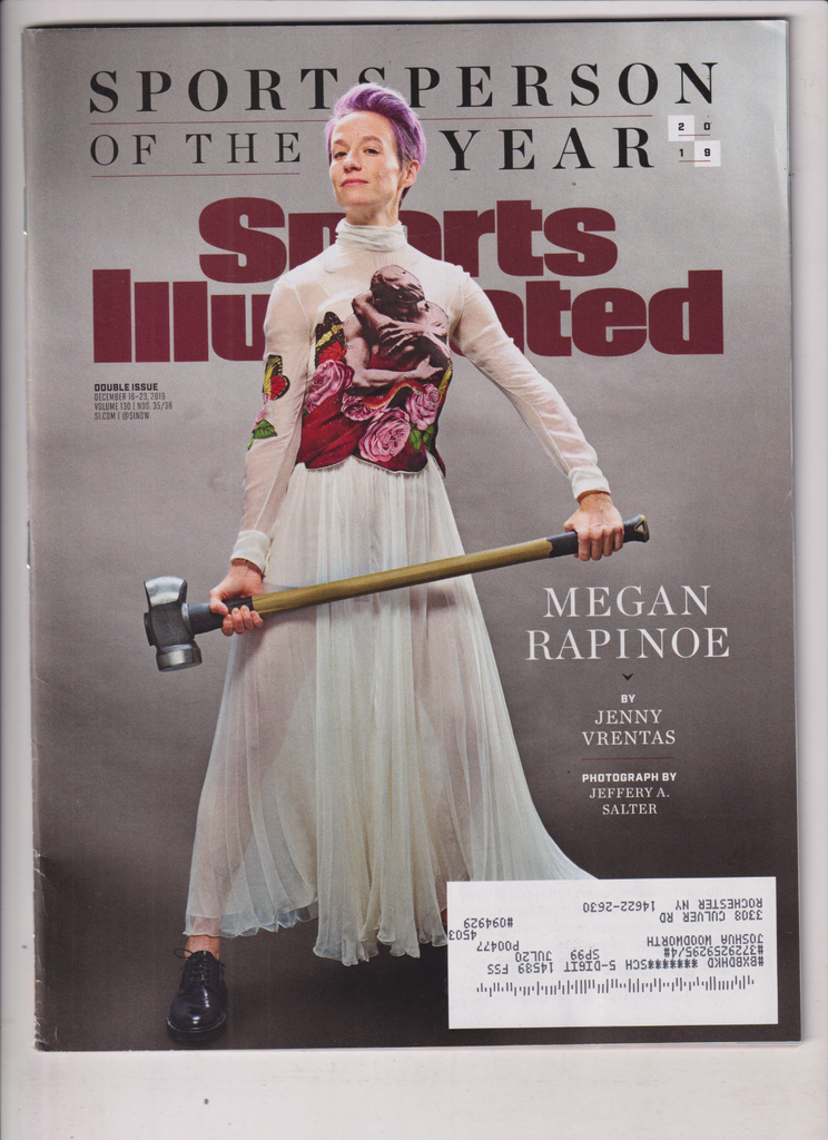 Sports Illustrated Mag Megan Rapinoe Person Of Year Dec 16-23, 2019 011120nonr