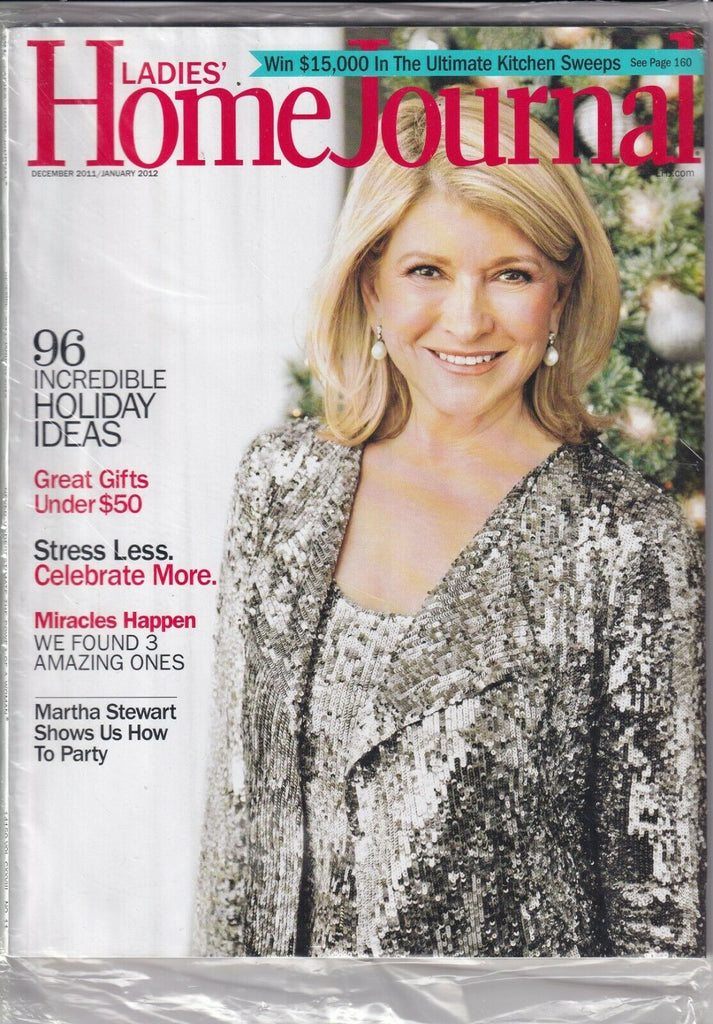 Ladies' Home Journal Martha Stewart December 2011/January 2012 SEALED 080719nonr