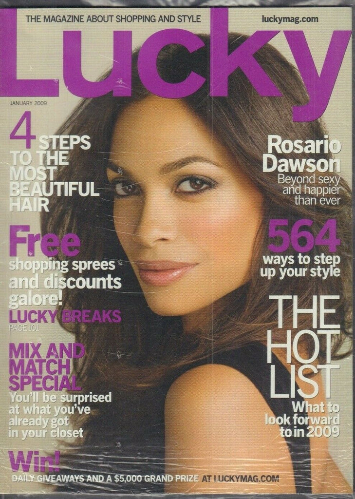 Lucky January 2009 Rosario Dawson 030719DBE