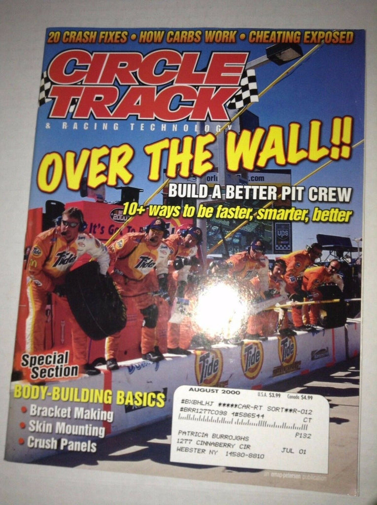 Circle Track Magazine Build A Better pit Crew August 2000 040417NONRH
