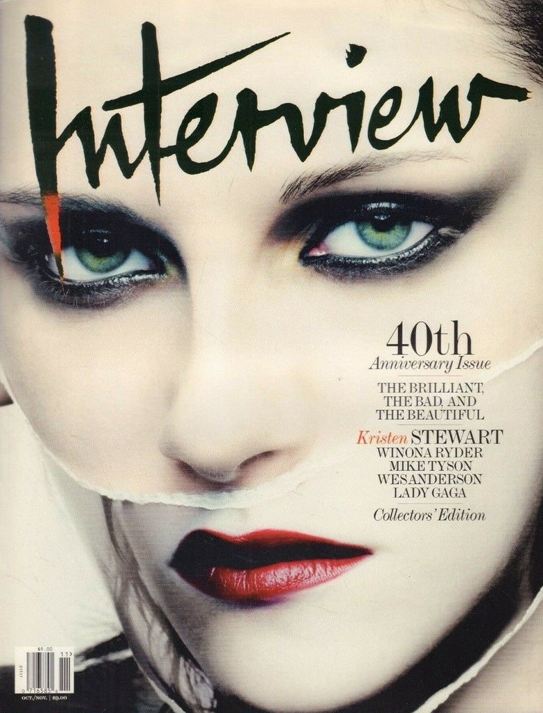 Interview October November 2009 40th Anniversary Kristen Stewart 012219DBE