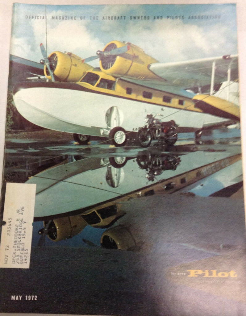 The Aopa Pilot Magazine Hangar Flying Senator Goldwater May 1972 120116R