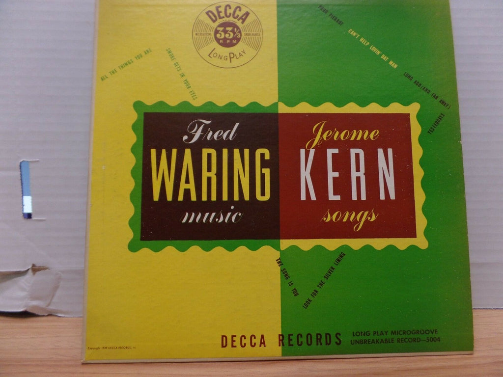 Jerome Kern DL-5004 DECCA 10"33rpm 011317DBE2