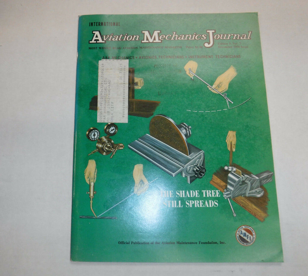 Aviation Mechanics Journal Magazine Trees December 1976 FAL FAA 110216R