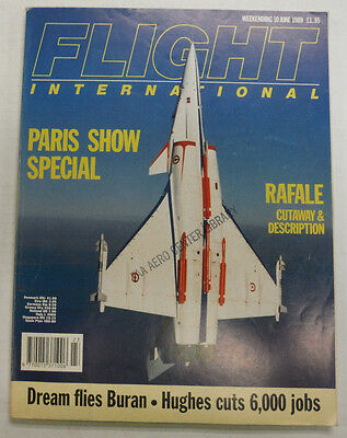 Flight International Magazine Paris Show Special June 1989 FAL 061015R