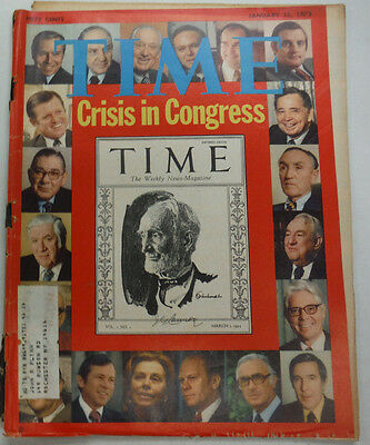 Time Magazine Crisis In Congress Ted Kennedy January 1973 052815R