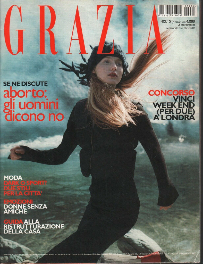 Grazia Italian Fashion Magazine January 29 2002 Paul Westlake 101420ame