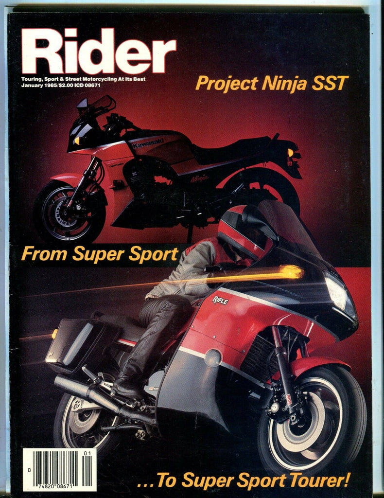 Rider Magazine January 1975 Project Ninja SST EX No ML 051017nonjhe