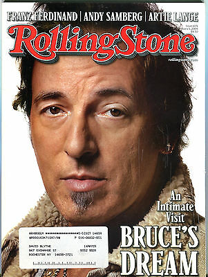 Rolling Stone Magazine January 5 2009 Bruce Springsteen EX 032216jhe