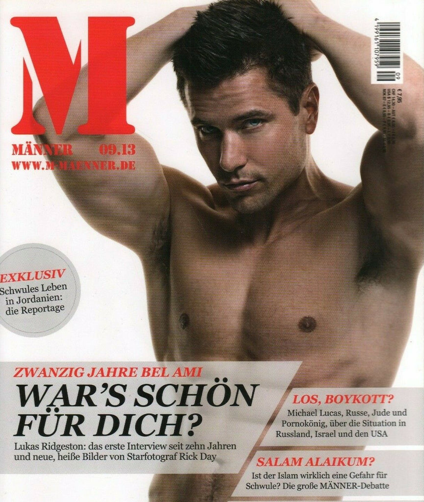 Manner German Gay Interest Magazine September 2013 Michael Lucas 30420AME