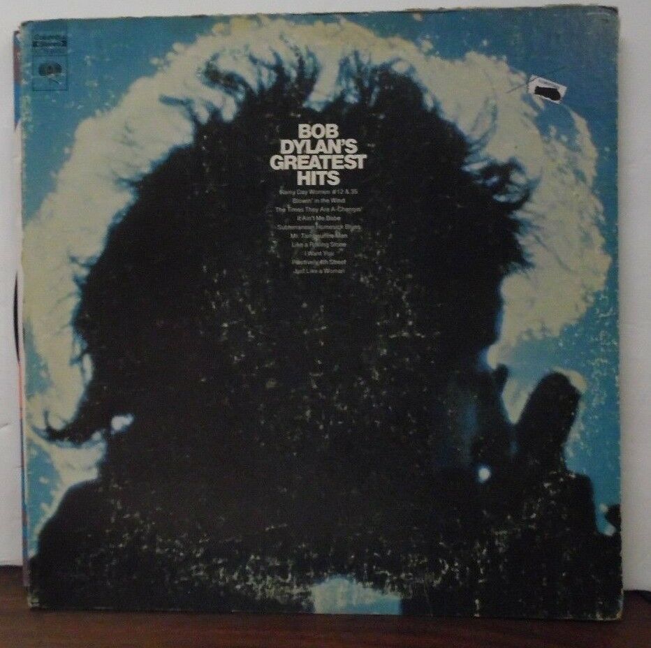 Bob Dylan's greatest hits vinyl KCS9463 Columbia Records 070818LLE
