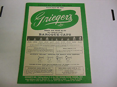 Grieger's Catalog Number 551, Featuring Baroque Cars and much more 061113ame