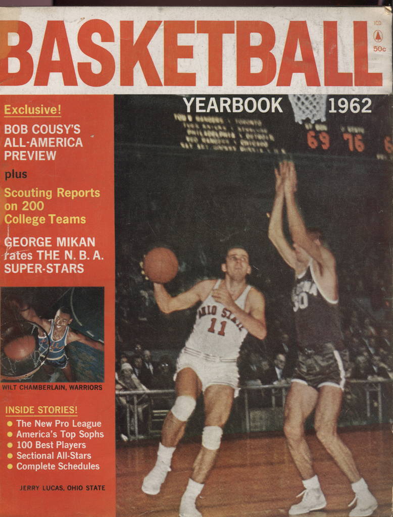 Basketball Yearbook 1962 Bob Cousy George Mikan Jerry Lucas 041020DBE