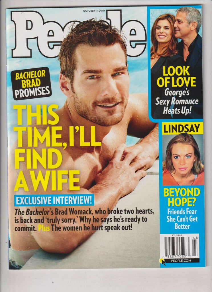 People Mag Bachelor Brad & George Clooney October 11, 2010 NO ML 030920nonr