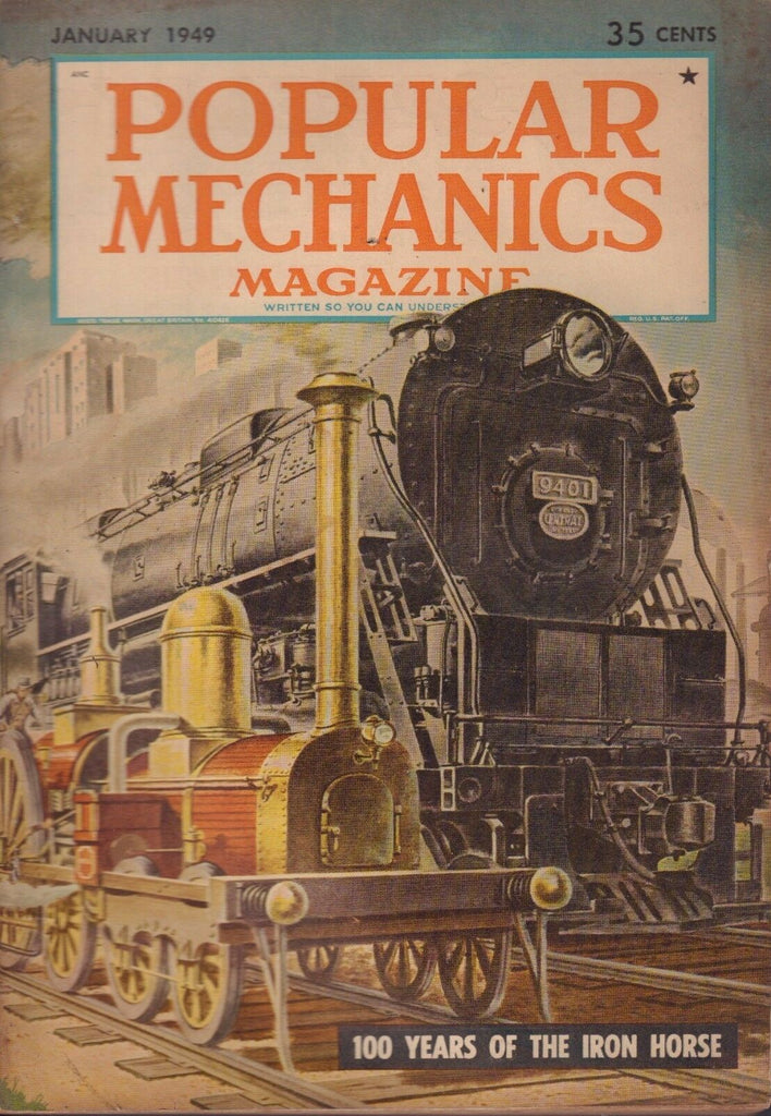 Popular Mechanics Magazine January 1949 Iron Horse 090117nonjhe