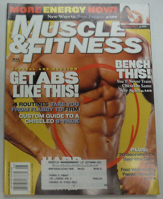 Muscle & Fitness Magazine Train Your Chest Right May 2003 WITH ML 040615R2