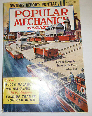 Popular Mechanics Magazine German Hopper Car May 1958 091314R
