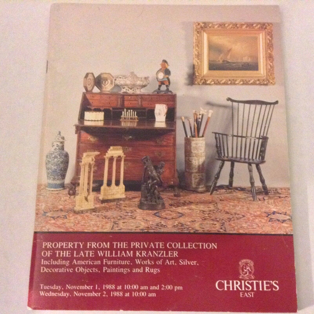 Christie's Art Catalog The Late William Kranzler November 1, 1988 060917nonrh