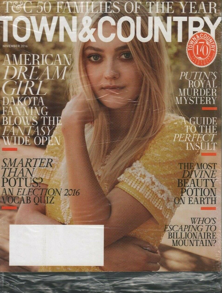 Town & Country November 2016 Dakota Fanning 071219DBE