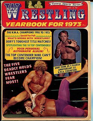 Victory Sports Series Wrestling Yearbook for 1973 Dory Funk Jr. EX 111815DBE