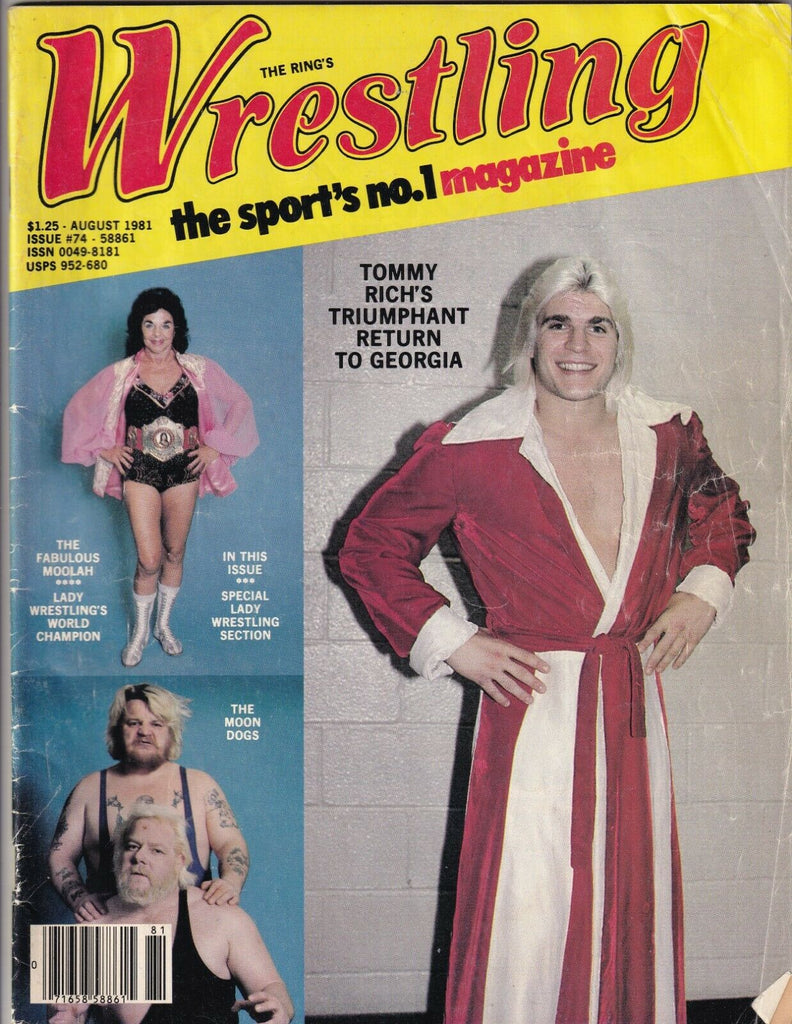 The Ring Wrestling Tommy Rich Fabulous Moolah August 1981 062419nonr