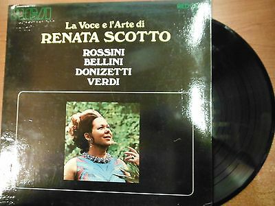 33 RPM Vinyl Renata Scotto La Voce e l' Arte di RCA Rec SL20256 Stereo 012615SM