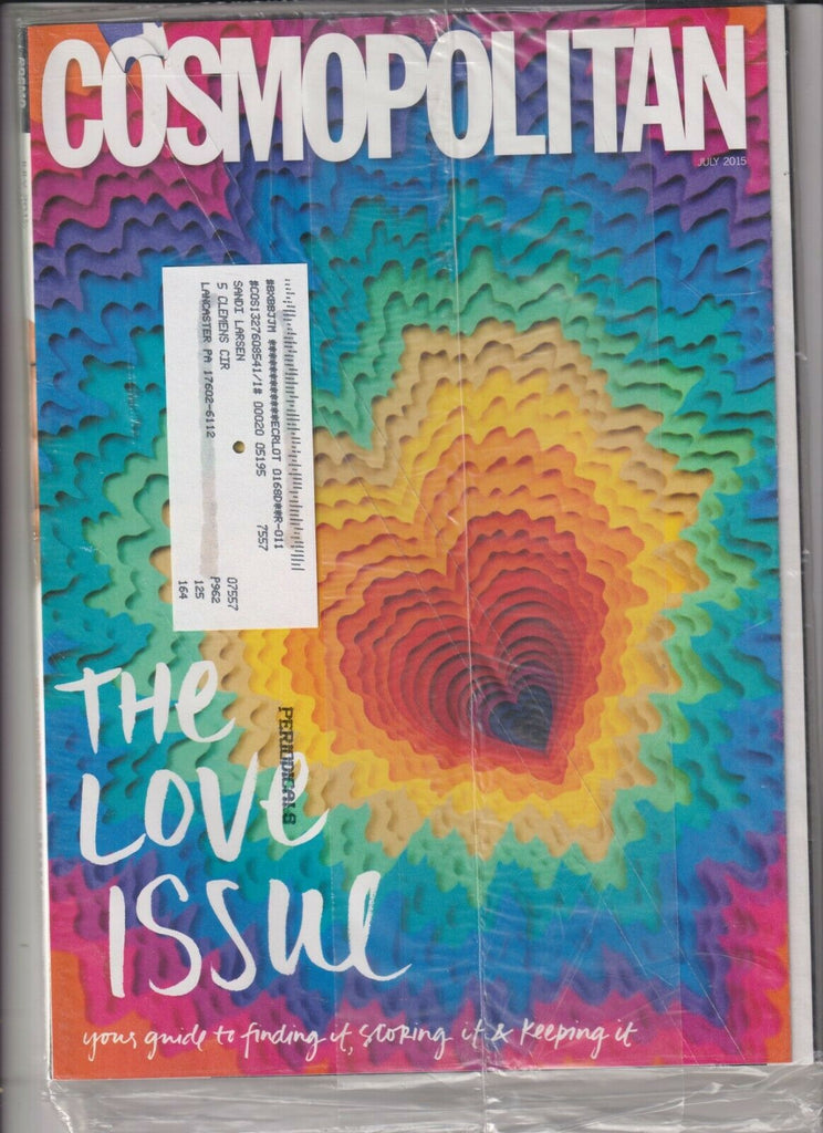 Cosmopolitan Mag The Love Issue SEALED July 2015 020520nonr