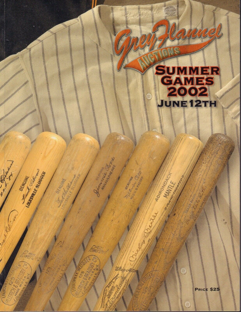 Grey Flannel Summer Games 2002 Auction Catalog 080717nonjhe