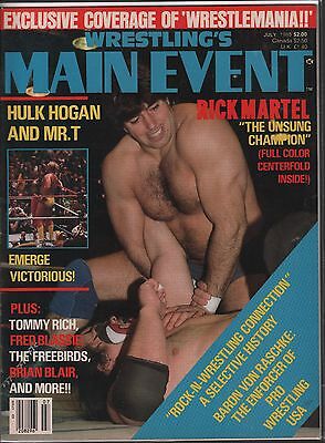 Wrestling's Main Event July 1985 Rick Martel Complete EX 120915DBE