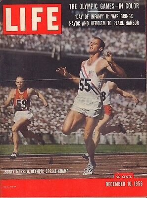 Life Magazine December 10 1956 Birthday, Bobby Morrow VG 042116DBE