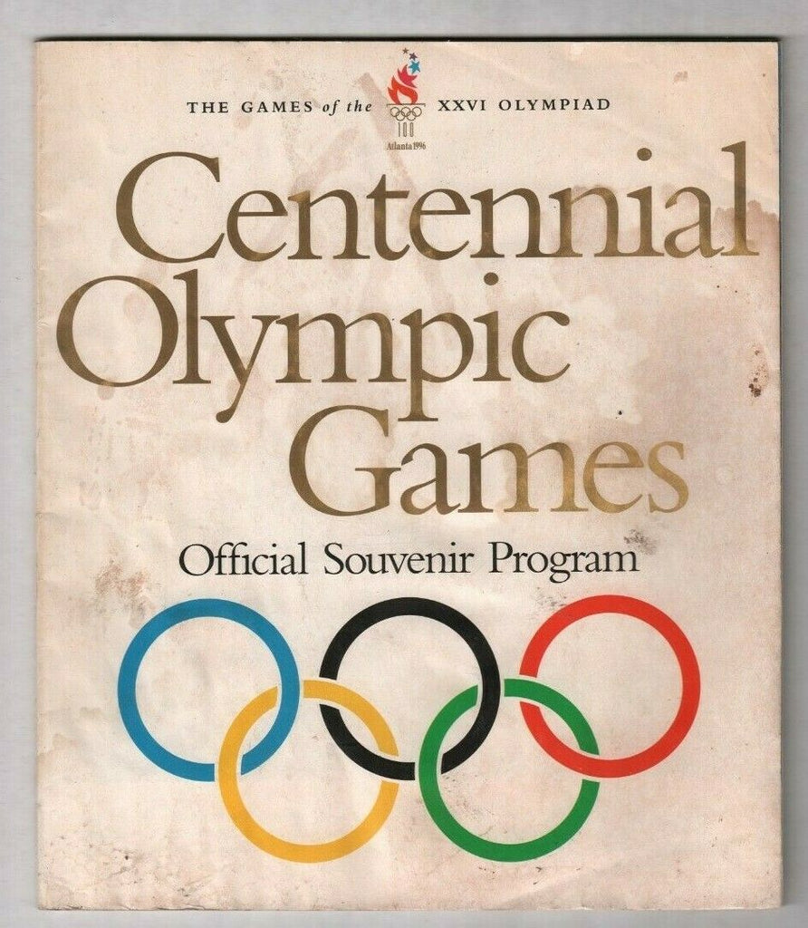 Centennial Olympic Games Souvenir Program Atlanta 1996 030620nonr