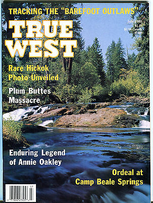 True West Magazine July 1989 Camp Beale Springs Annie Oakley VGEX 012516jhe
