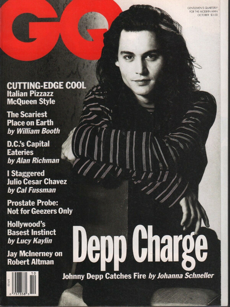 GQ Magazine October 1993 Johnny Depp Johanna Schneller Robert Altman 081518DBE