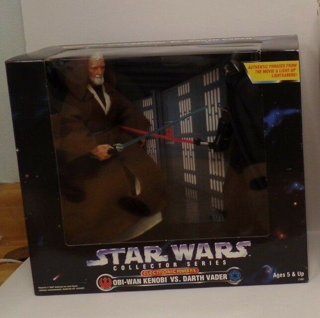Star Wars Obi-Wan Kenobi Darth Vader 12" Electronic Power F/X Kenner 1997