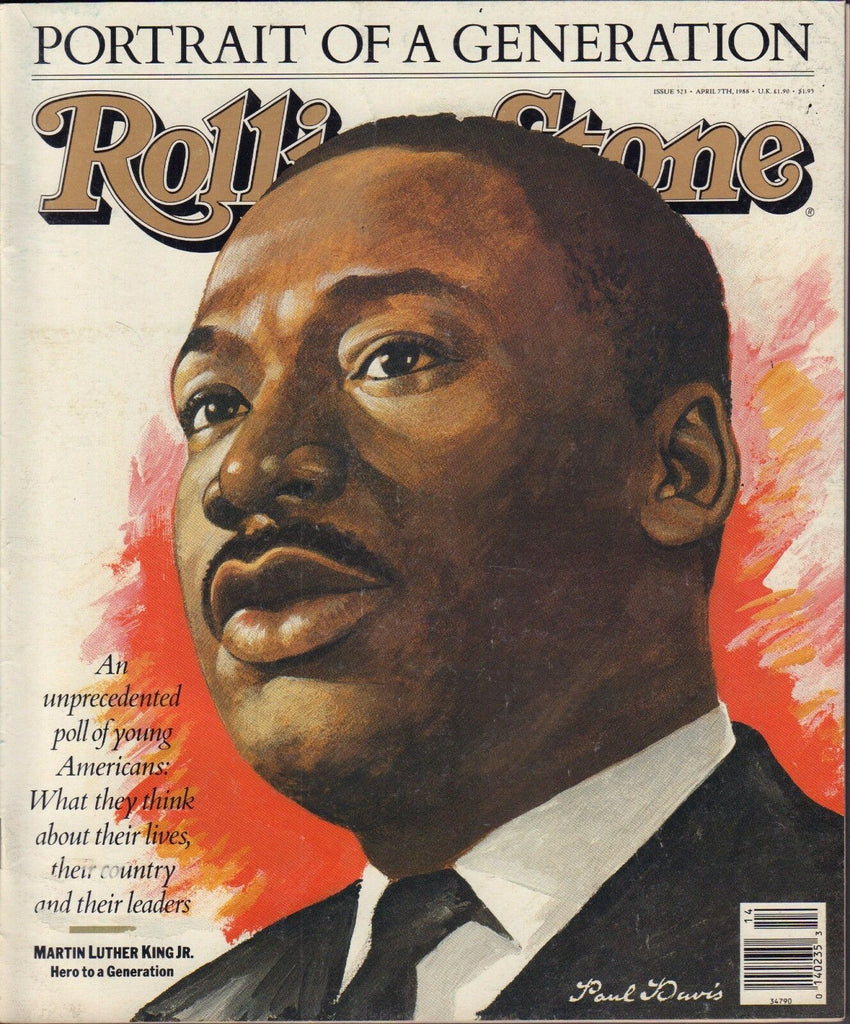 Rolling Stone April 27 1988 Martin Luther king Jr. w/ML VG 122816DBE