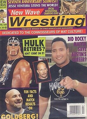 New Wave Wrestling April 1999 Hulk Hogan, Goldberg VG 050416DBE