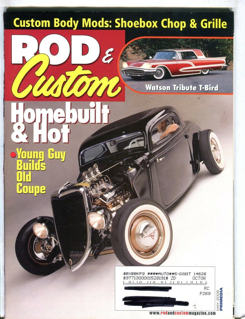 Rod & Custom Magazine May 2006 Homebuilt & Hot EX w/ML 100416jhe