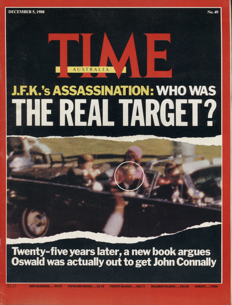 Time Australia December 5 1988 John F Kennedy Jackie Kennedy 041320DBE