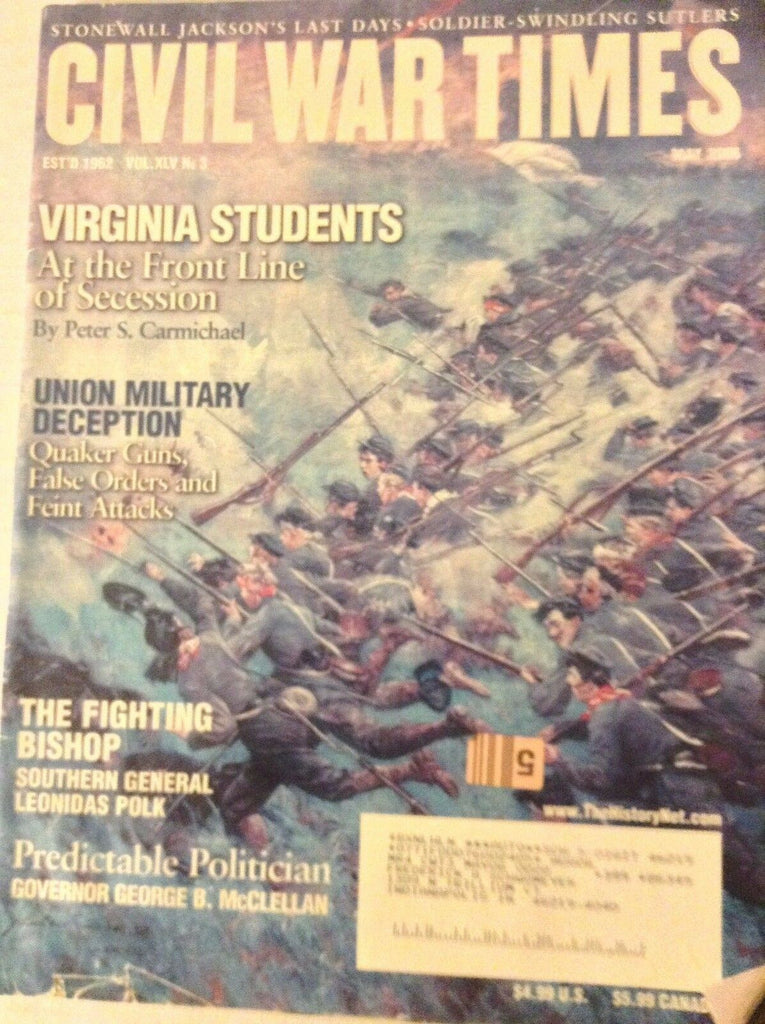 Civil War Times Magazine Virginia Students Front Line May 2006 081417nonrh2