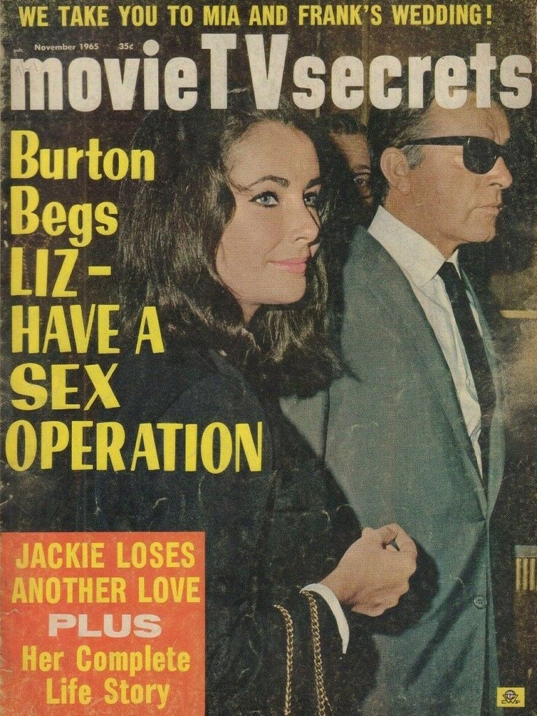 Movie TV Secrets November 1965 Liz Taylor Jackie Kennedy Ringo 020519DBE