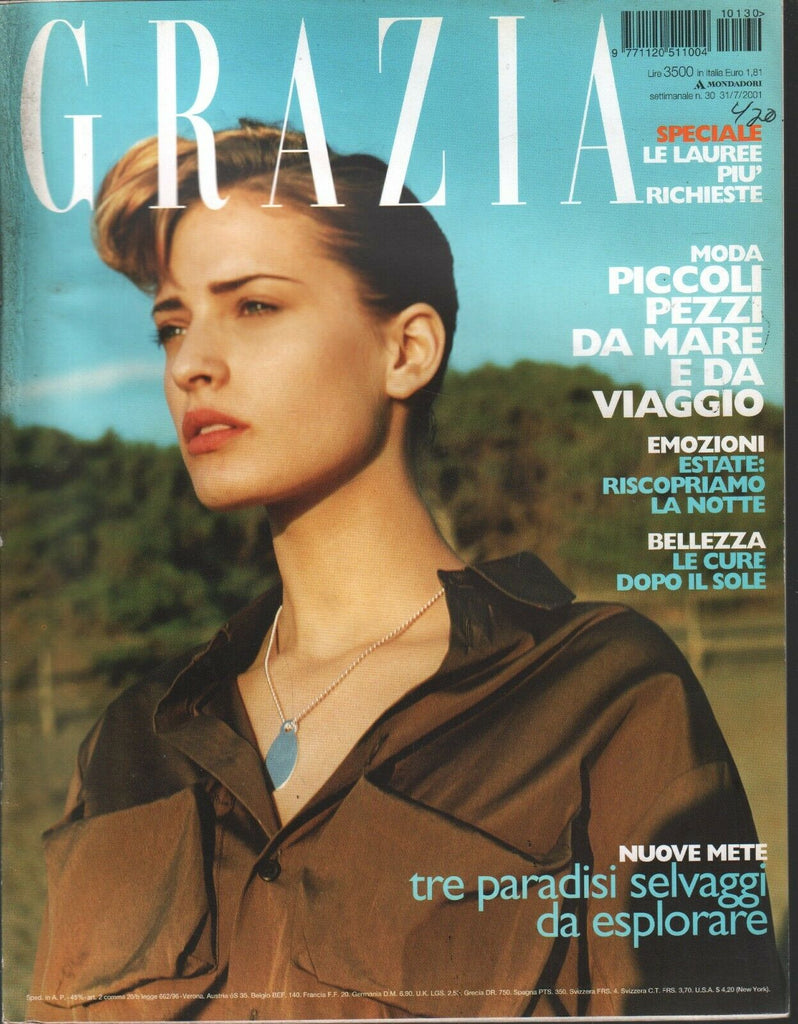 Grazia Italian Fashion Magazine July 31 2001Tiziano Mayles 101220ame2