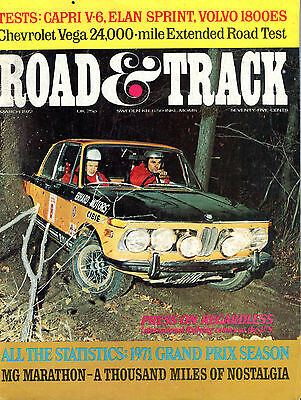 Road & Track Magazine March 1972 1971 Grand Prix Season VGEX 061616jhe