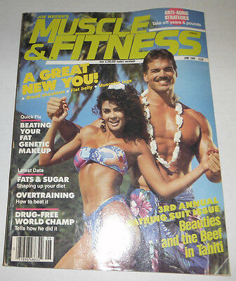 Muscle & Fitness Magazine Beating Your Fat Genetic Makeup June 1988 081114R
