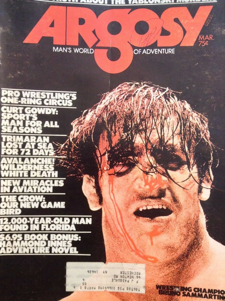 Argosy Magazine Bruno Sammartino March 1974 010118nonrh