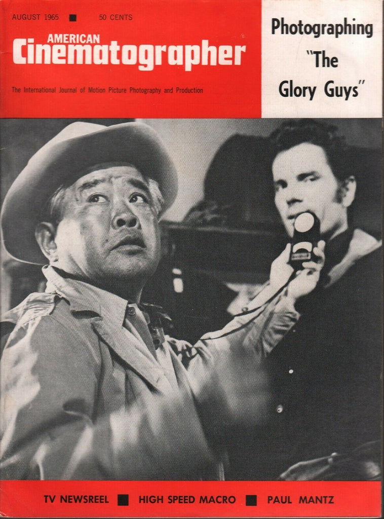 American Cinematographer August 1965 Paul Mantz Glory Guys 010720AME2