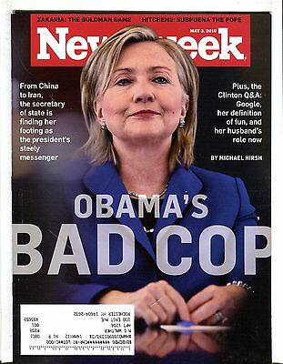 Newsweek Magazine May 3 2010 Hillary Clinton EX w/ML 090516jhe