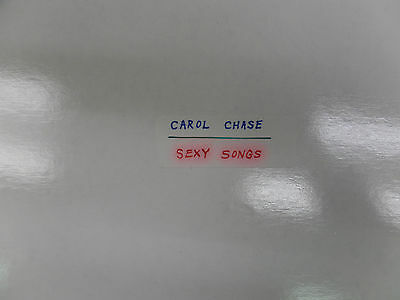 CAROL CHASE SEXY SONGS PROMO 33 RPM EX+ 110915 TLJ