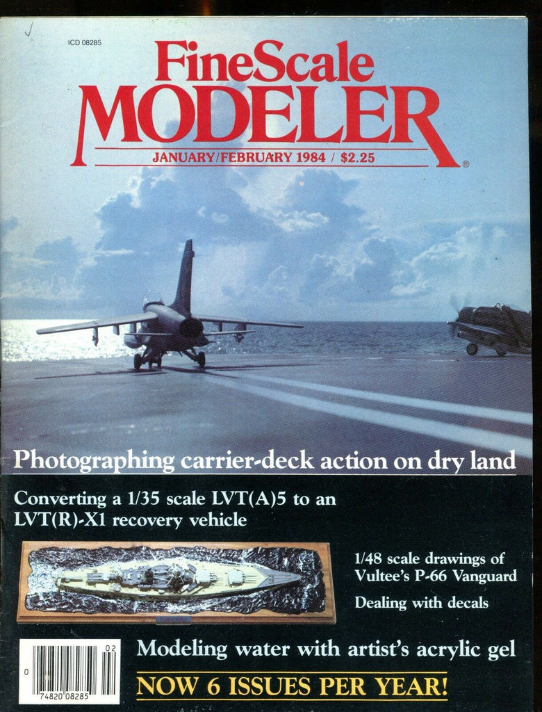 Fine Scale Modeler January/February 1984 Carrier Deck Action EX No ML 010217jhe