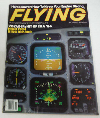 Flying Magazine Voyager: Hit Of EAA '84 November 1984 080614R
