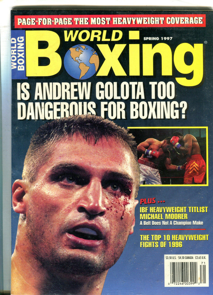 World Boxing Magazine Spring 1997 Andrew Golota EX 060716jhe